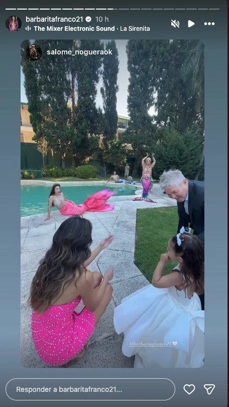 El festejo de cumpleaños de Sarah Burlando.