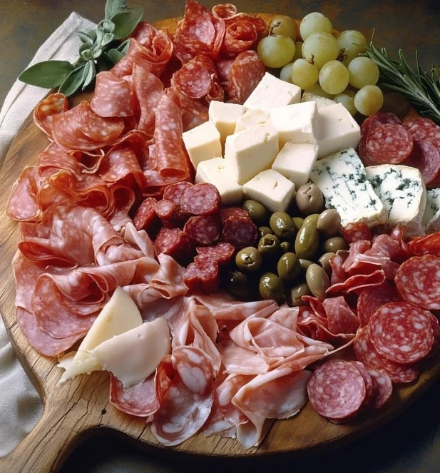 Tabla de quesos y fiambres