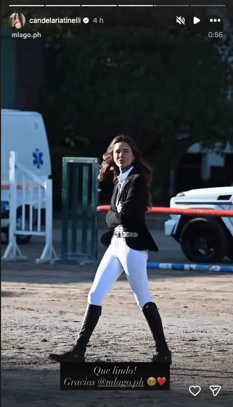 Cande Tinelli y su look de amazona