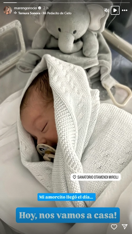 La emoción de Rocío en redes. Foto: Instagram