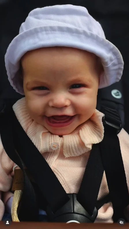 Las fotos que compartió Marley en el día del primer cumpleaños de Milenka