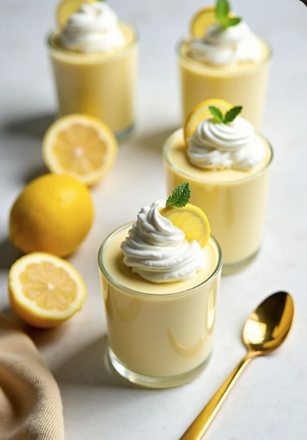 Mousse de limón fácil