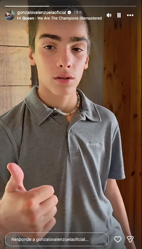 Gonzalo Valenzuela mostró a sus hijos con Juana Viale en la previa de Fin de Año