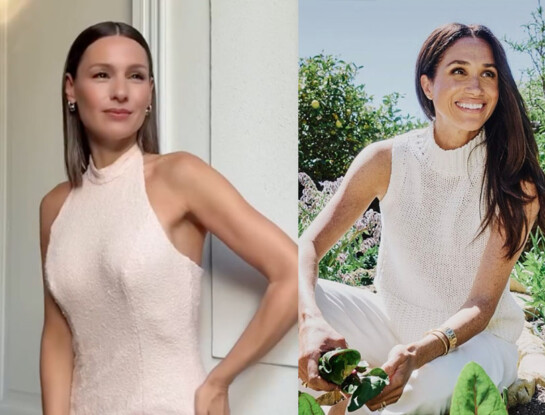 Pampita y Meghan Markle, dos íconos unidos por una misma clave de estilo