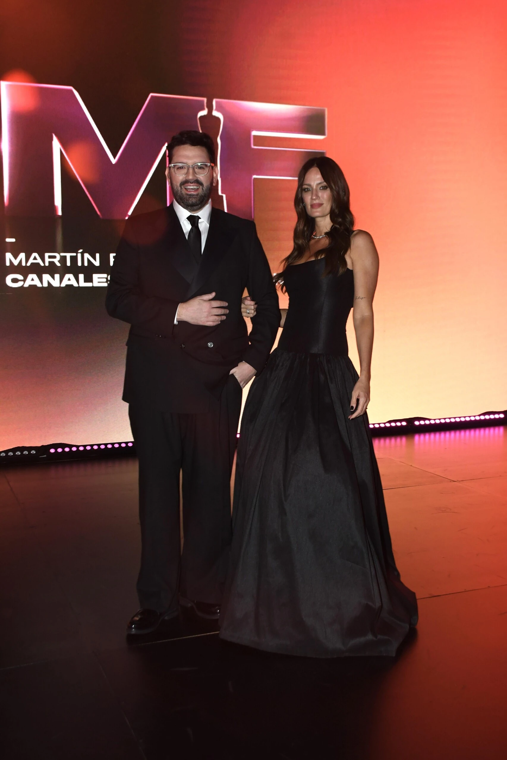 Damián Betular y Paula Chaves.