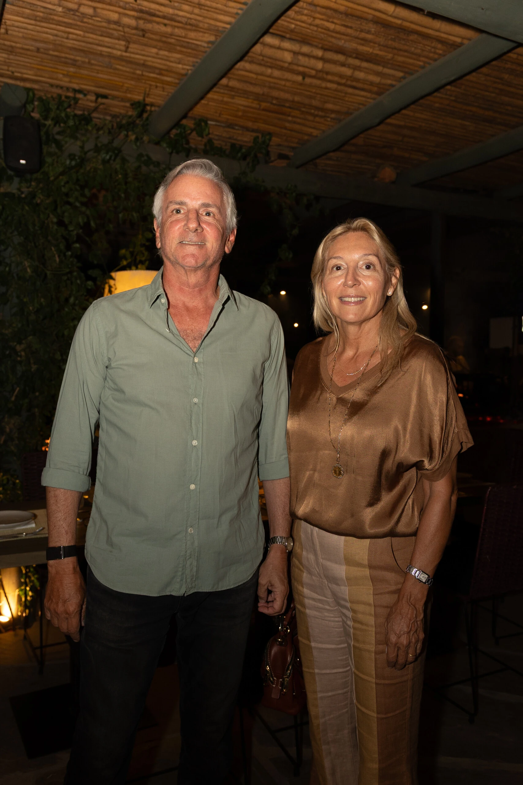 Daniela Saguier y su marido