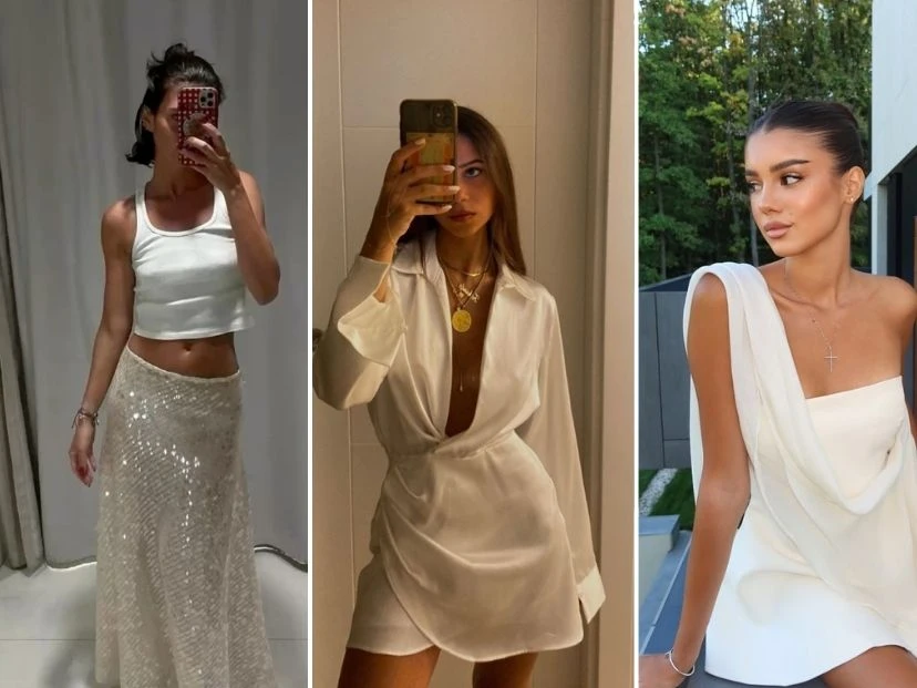 Guía de estilo: 5 looks en blanco que podés llevar este Año Nuevo