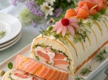 Pionono salado para las fiestas: la receta gourmet con salmón ahumado y queso crema