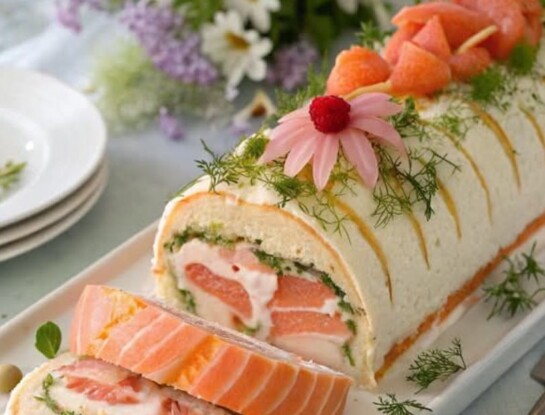 Pionono salado para las fiestas: la receta gourmet con salmón ahumado y queso crema