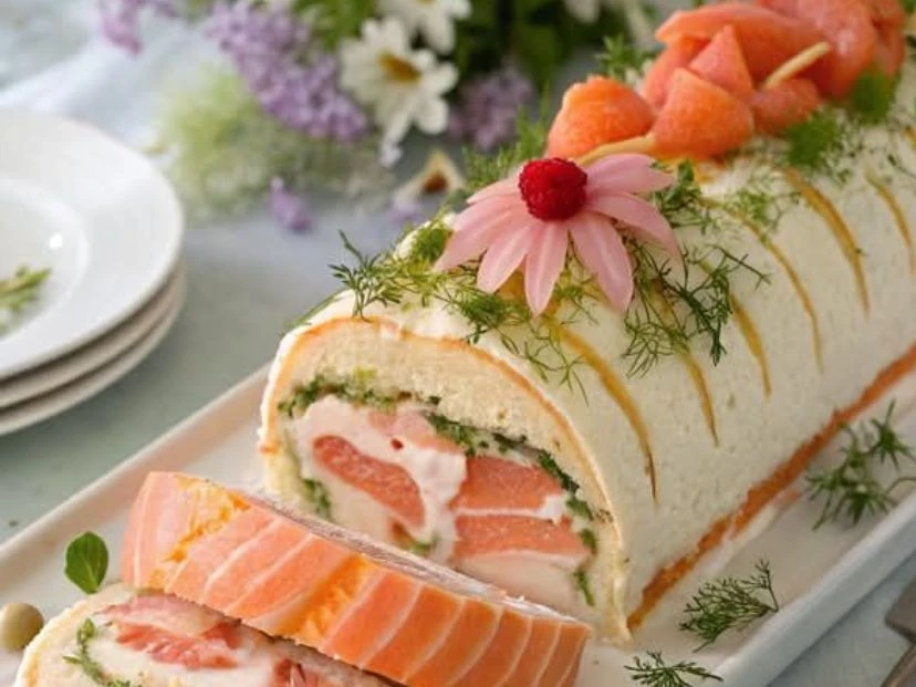 Pionono salado para las fiestas: la receta gourmet con salmón ahumado y queso crema