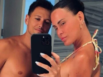 El romántico mensaje que Natalie Weber le dedicó a Mauro Zárate por su aniversario