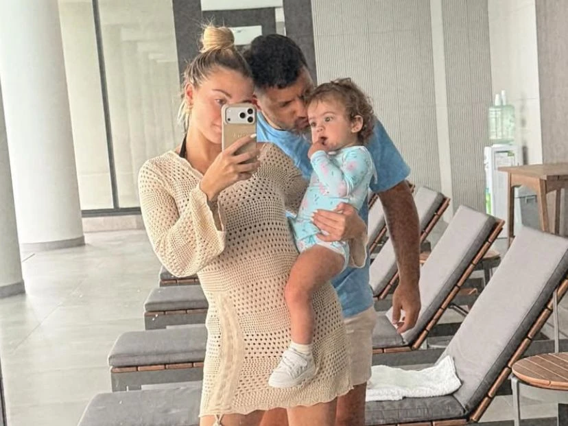 La emotiva forma en la que Sofía Calzetti demostró que está con el Kun Agüero