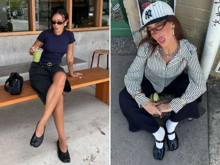 Los tabi shoes marcan tendencia.