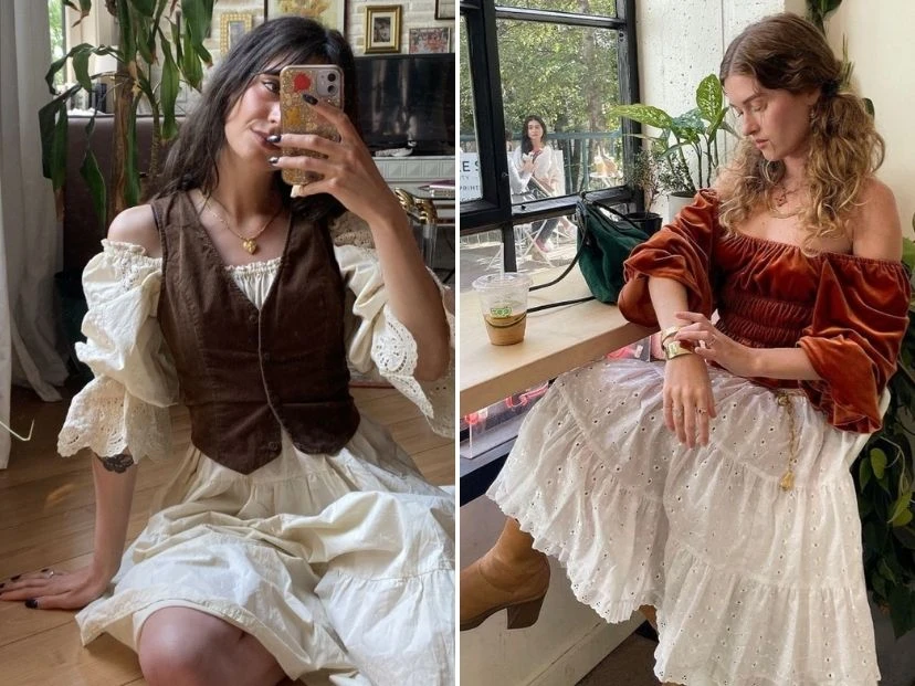 De TikTok a tu placard: cómo armar looks con la tendencia poetcore