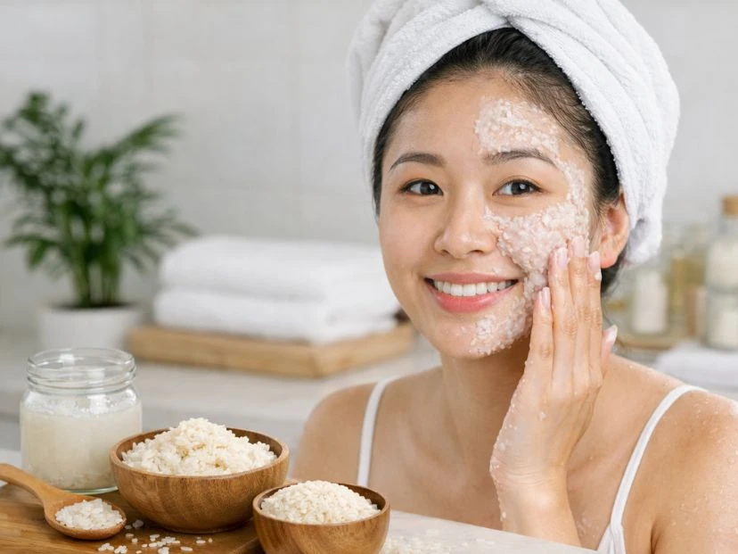 Cómo hacer la mascarilla coreana de arroz: el secreto para tener una piel luminosa