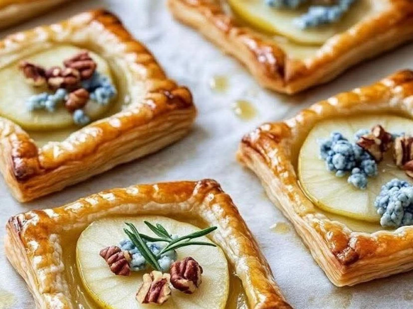 Bocaditos de masa philo con queso azul y miel: una receta gourmet simple