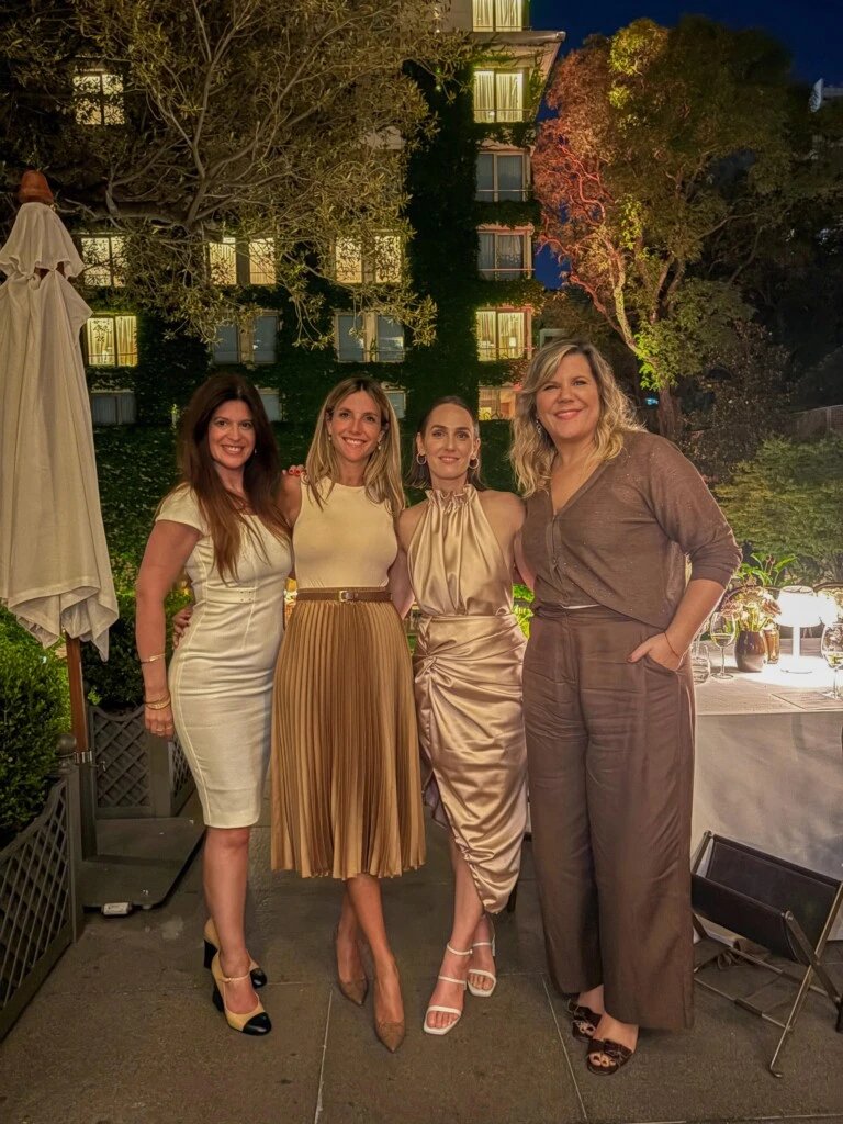 Elba Marcovecchio, María Belén Ludueña, Camila Romano y Dominique Metzger