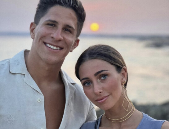 Bautismo de Faustino Simeone: así fueron los looks trendy de Giuliano Simeone y su novia, la española Irene Ariza