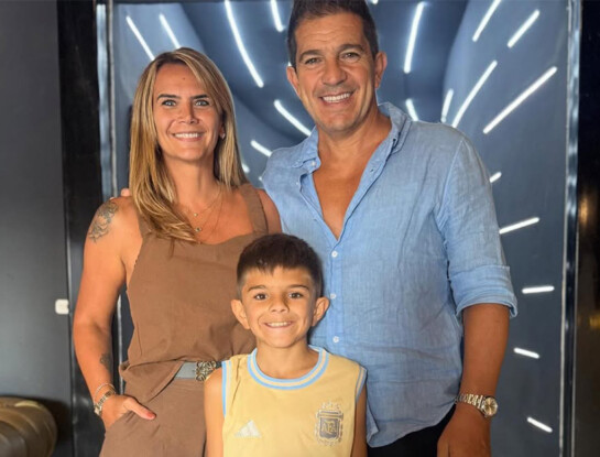 Así fue la fiesta temática de Roque, el hijo de Amalia Granata y Leo Squarzon, que cumplió 9 años