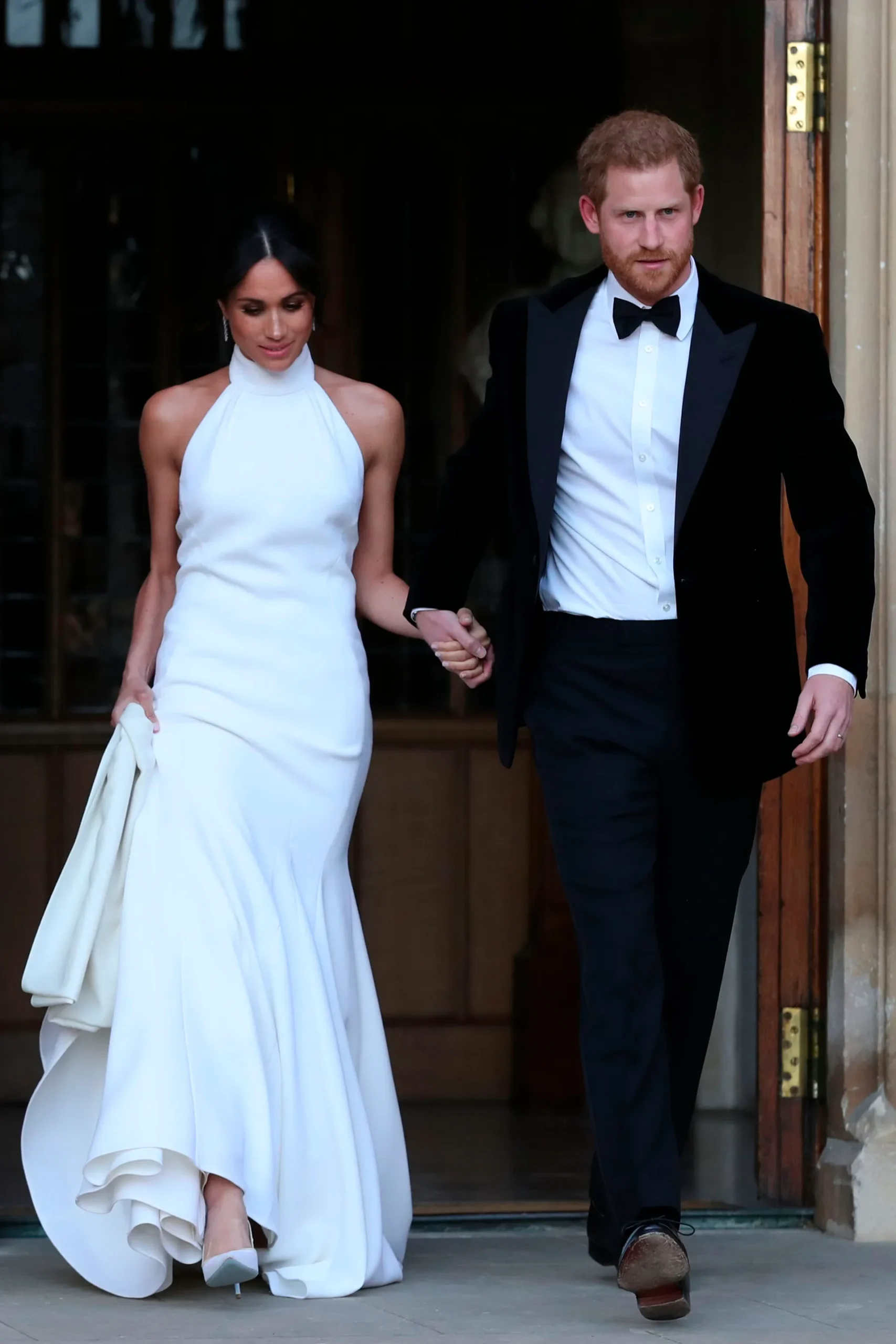 El segundo look nupcial de Meghan Markle.