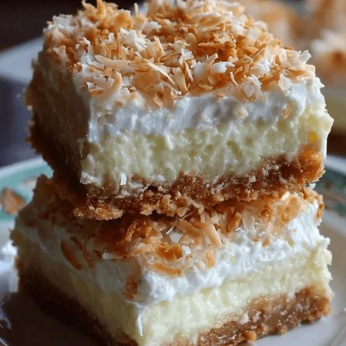 Postre de coco tipo tiramisú. Foto: Pinterest