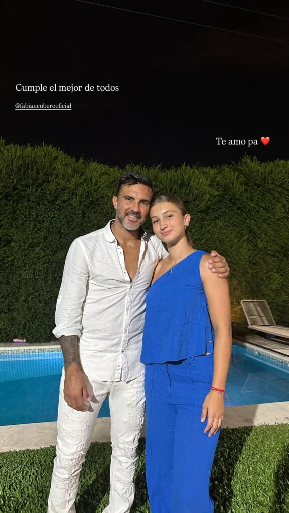 La emotiva dedicatoria de Indiana a Fabián Cubero. Foto: Instagram