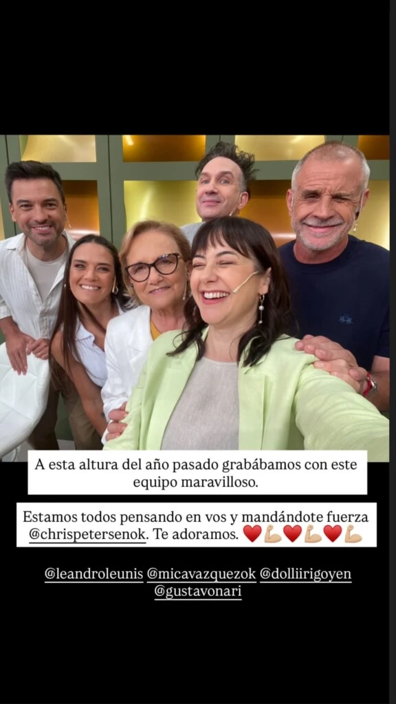 Colegas del chef se solidarizaron por su estado de salud y enviaron mensajes de apoyo. Foto: Instagram