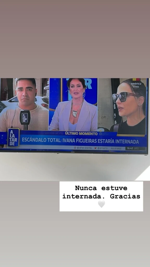 La palabra de Ivana Figueiras ante los rumores de internación. Foto: Instagram