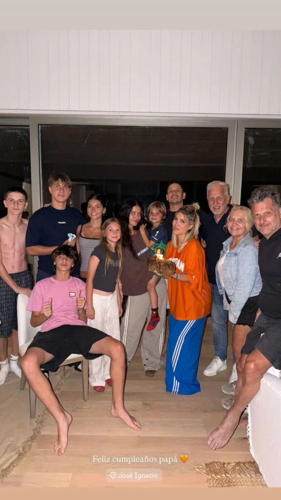 El festejo de cumpleaños de Andrés Nara.