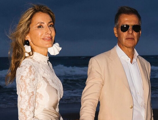 El look soñado de Lulú Sanguinetti, esposa de Martín Redrado, en su fiesta de 50 en Punta del Este