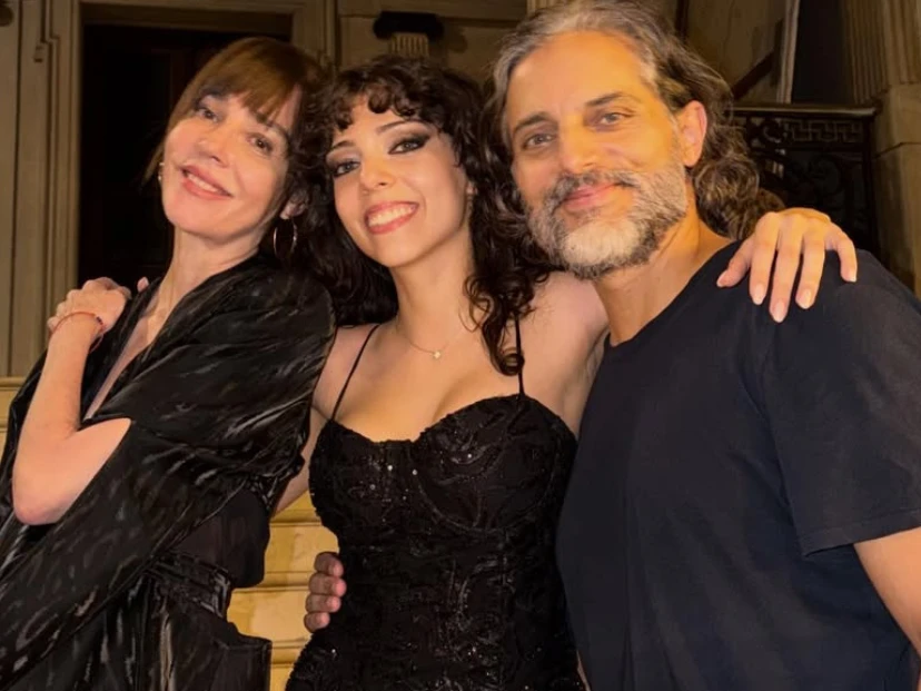 Paola Krum y Joaquín Furriel, emocionados por el egreso de su hija Eloísa