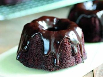 mini budin de chocolate