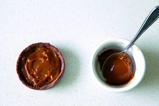 Tarteletas y dulce de leche