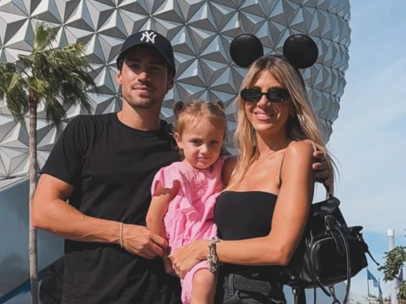 Cande Ruggeri y familia