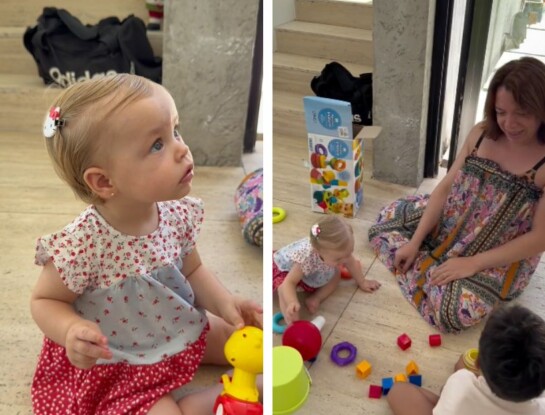 Las fotos del primer cumpleaños de Milenka, la hija de Marley