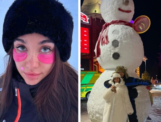 Un sueño: las fotos de María Becerra y J Rei en el Polo Norte