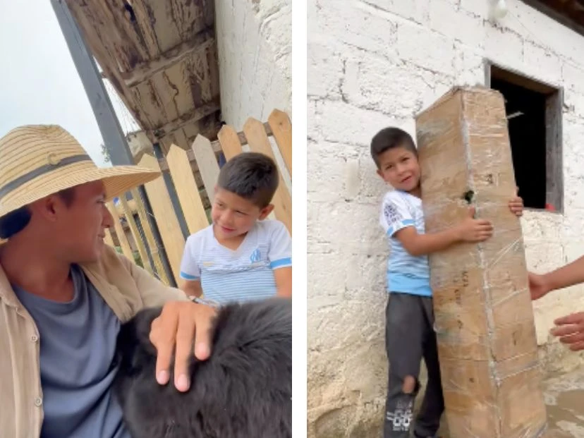 Historias en Navidad: el niño que emocionó con su pedido para compartir con su abuela