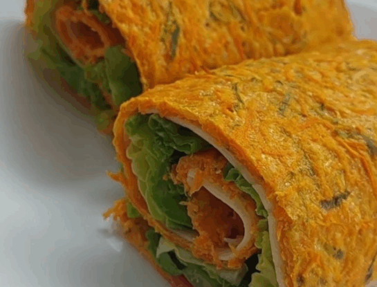 Roll de queso sin harina: una cena rápida y saludable