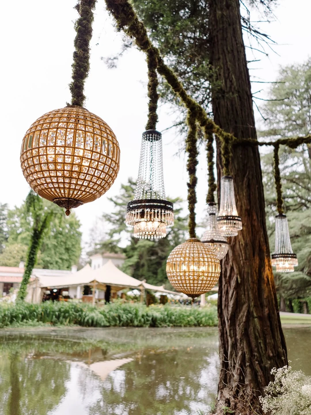 Así fue parte de la decoración de la estancia Bosque Alegre.