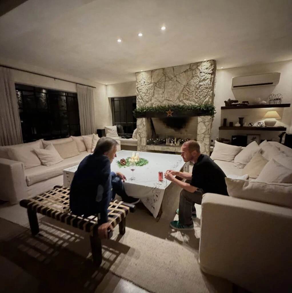 La Navidad de la familia Ortega. Foto: IG