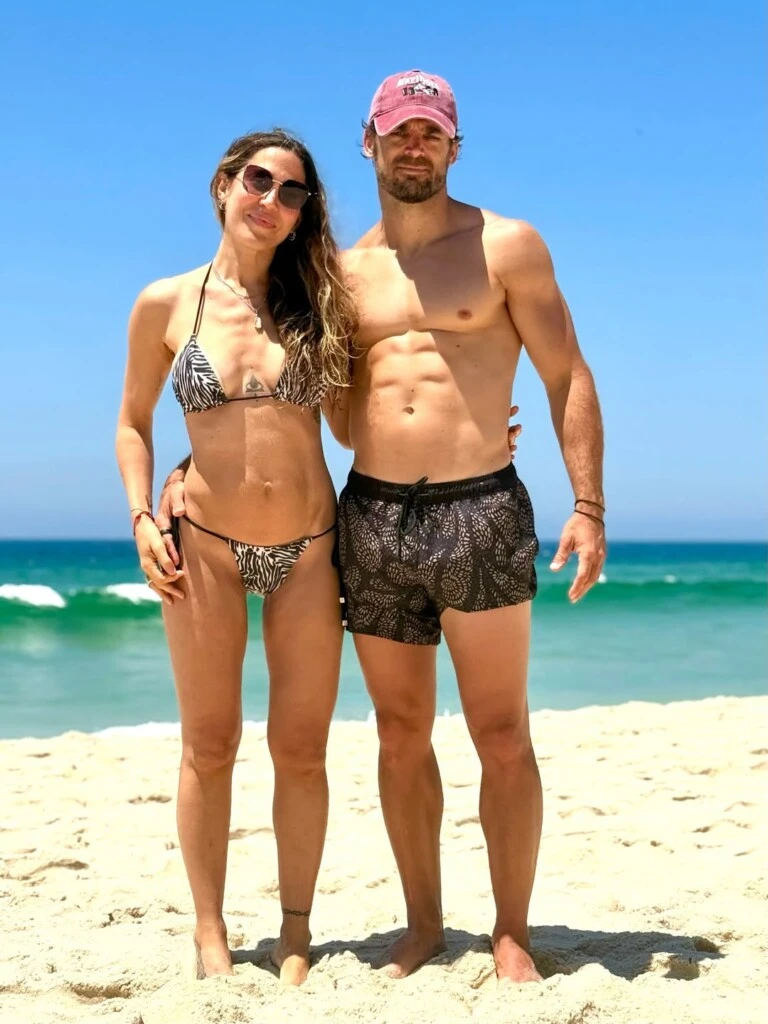 Jimena Barón en Brasil junto a su familia. Foto: IG