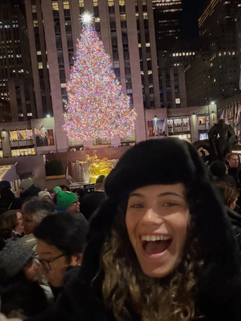 El viaje de Mora Bianchi a Nueva York. Foto: IG