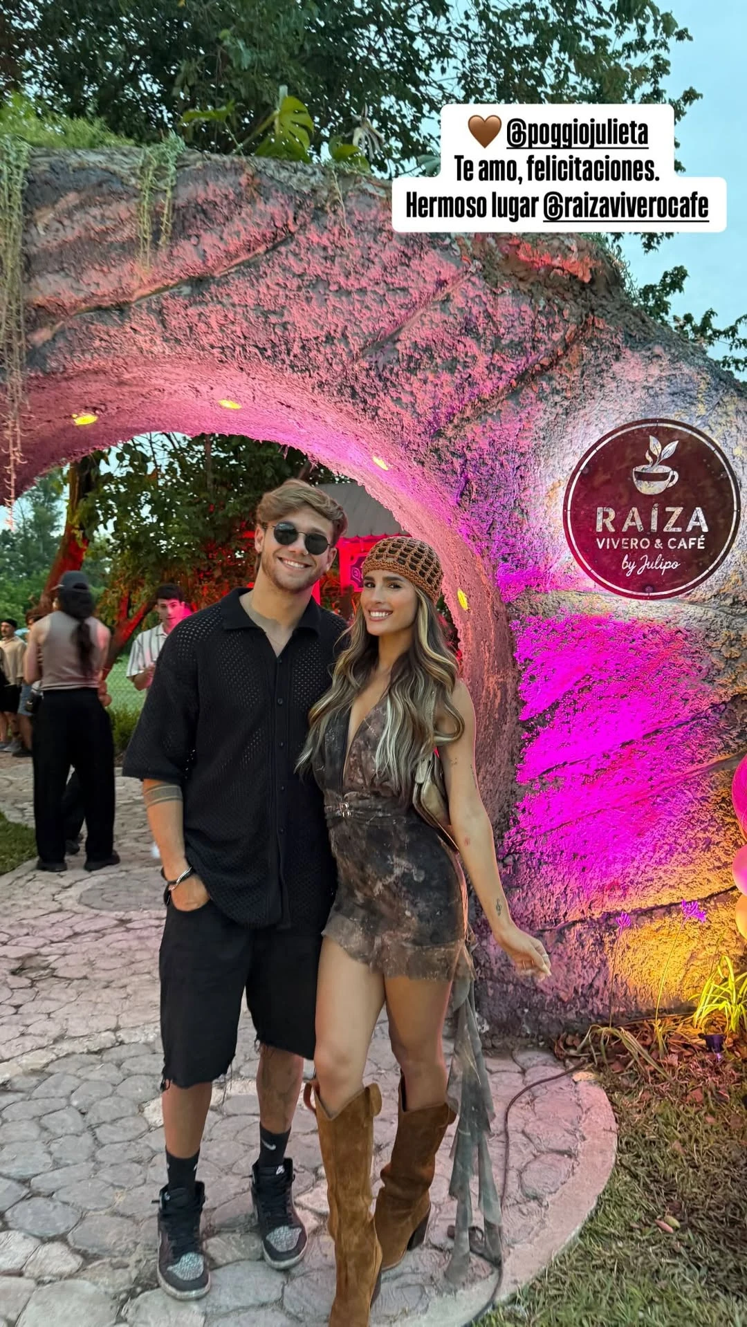 Juli Poggio junto a Nacho Castañares.