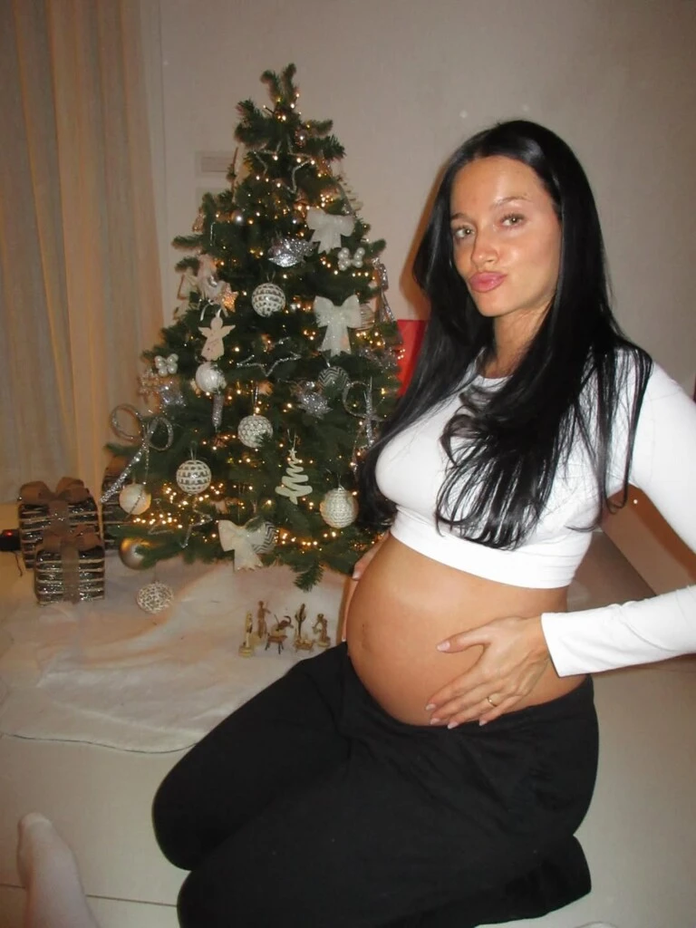 La primera Navidad de Oriana Sabatini embarazada. Foto: IG