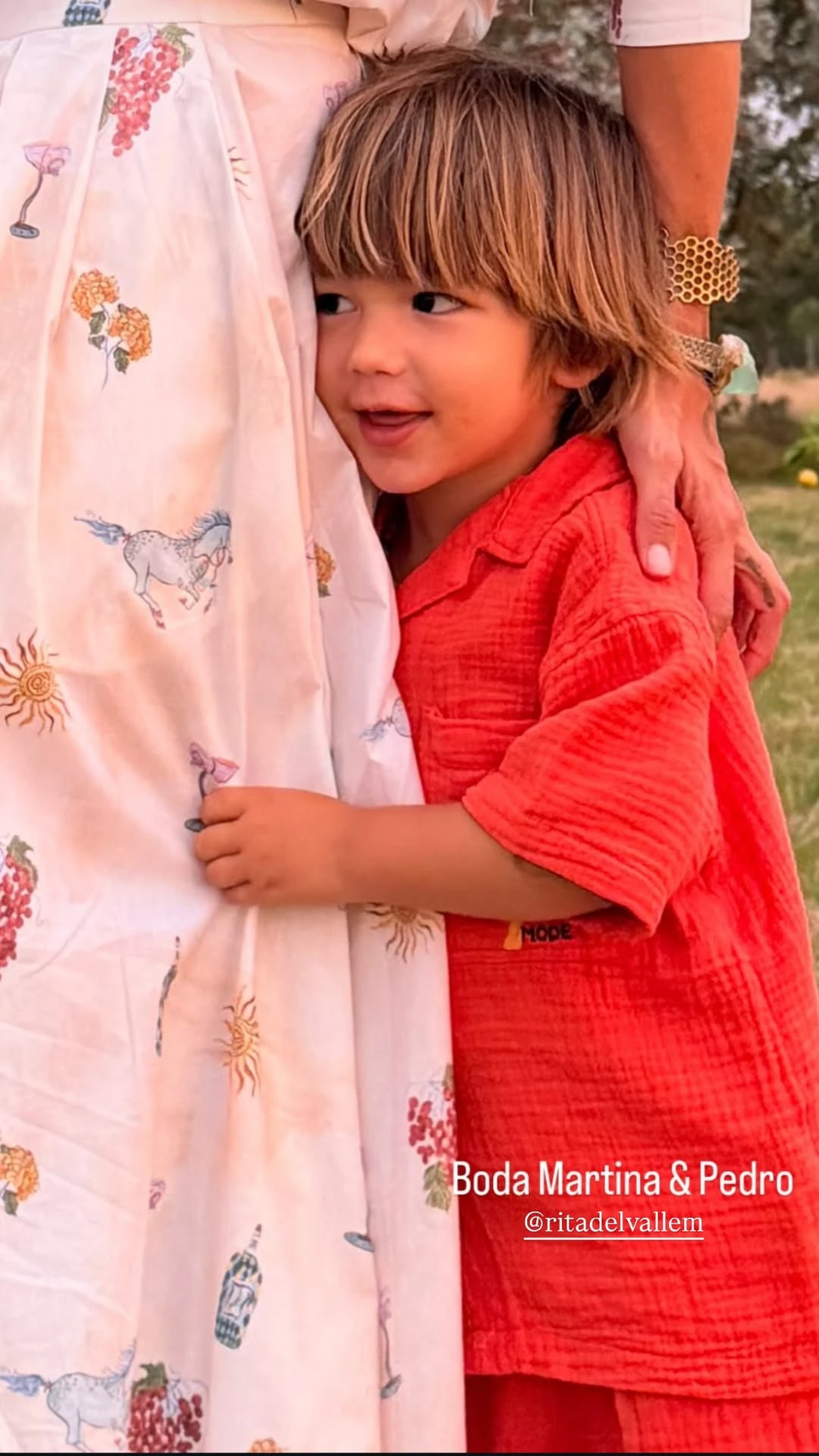 Calu Rivero y los looks coordinados que eligió para un casamiento