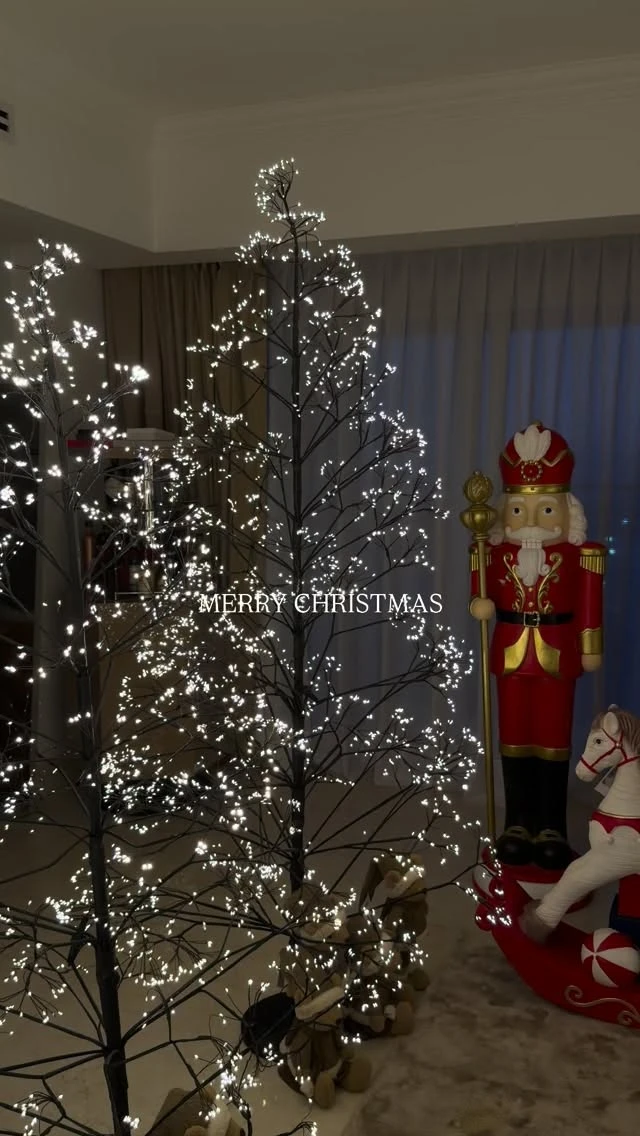 Wanda Nara compartió su decoración navideña.