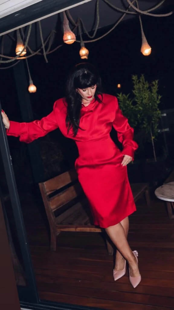 El look de Griselda Siciliani. Foto: IG