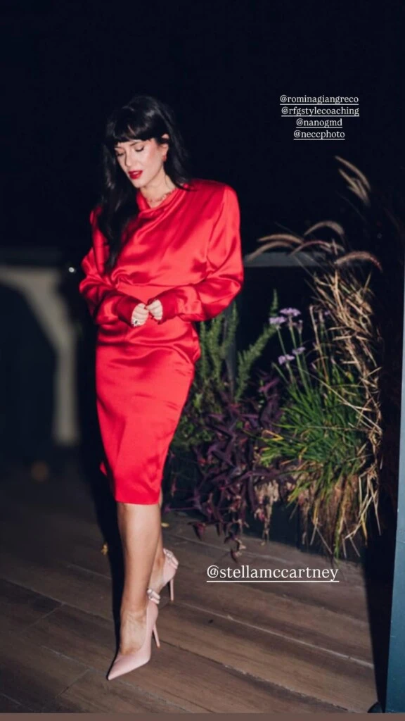 El look de Griselda Siciliani. Foto: IG