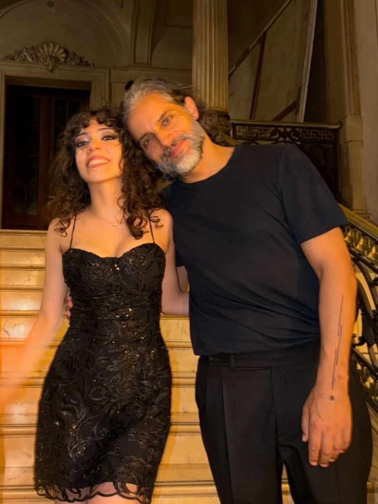 Paola Krum y Joaquín Furriel, emocionados por el egreso de su hija Eloísa