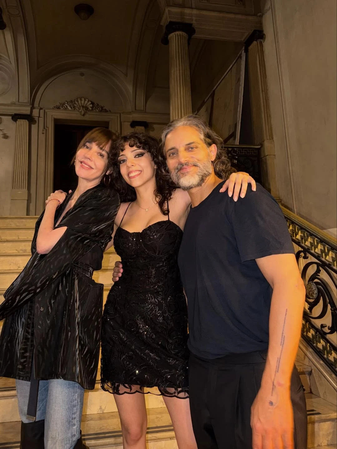 Paola Krum y Joaquín Furriel, emocionados por el egreso de su hija Eloísa